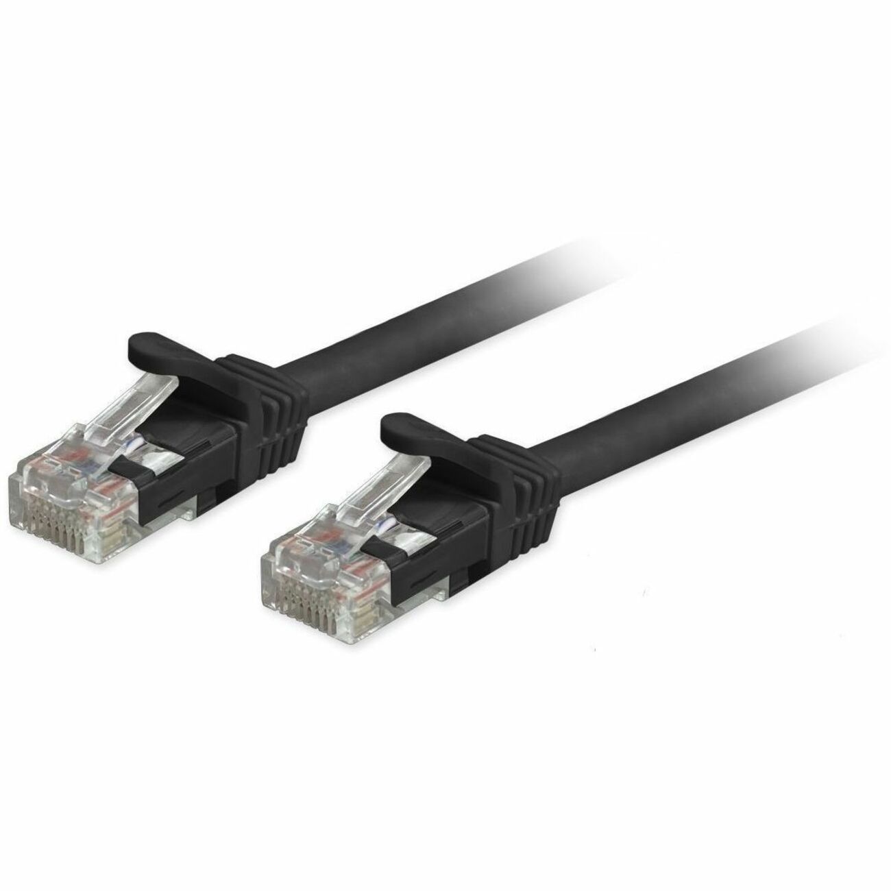 Comprehensive Cat6a Unshielded (UTP) Snagless Ethernet Patch Cable Black 10ft