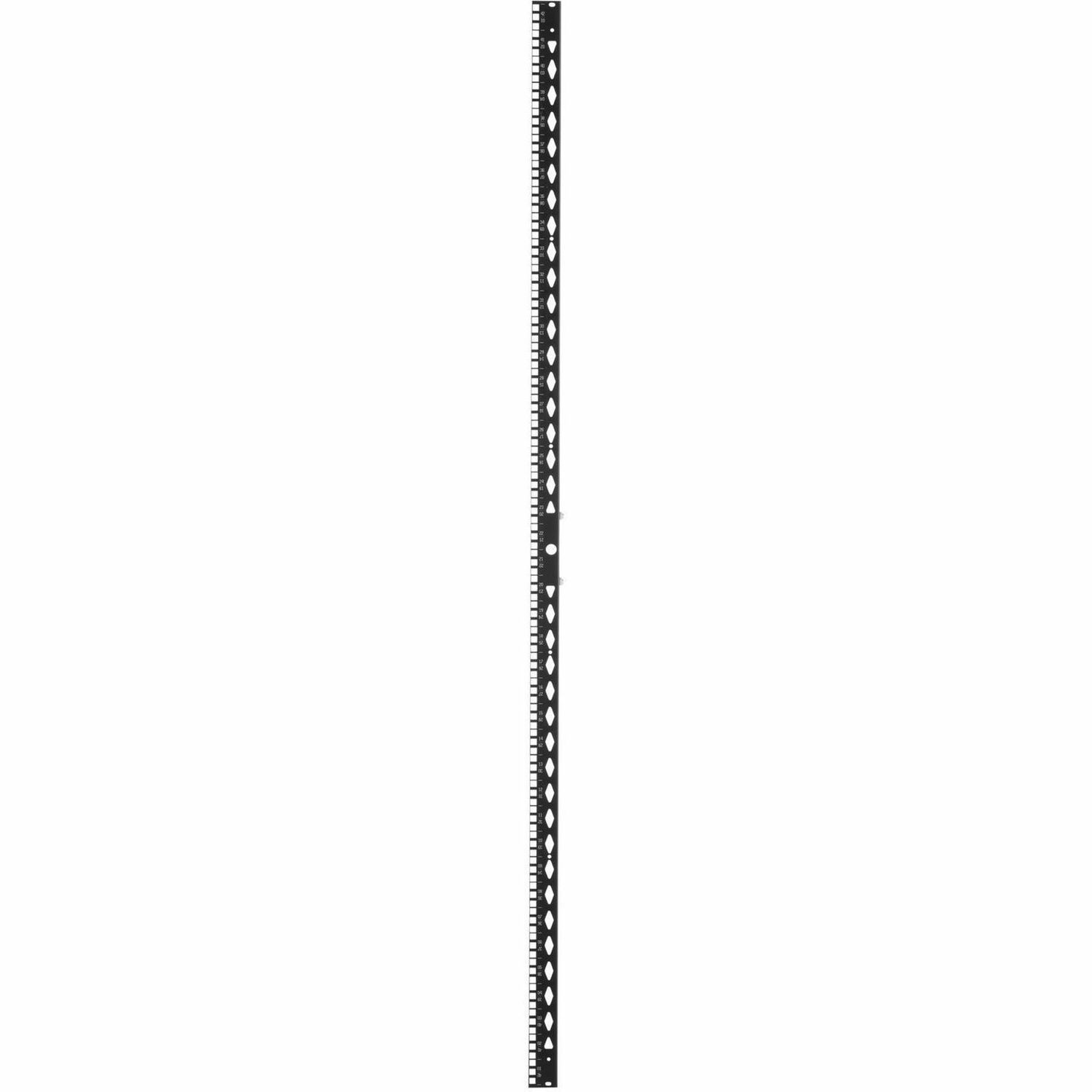 Panduit Equipment Rail Kit, 600mm x 48RU, Black
