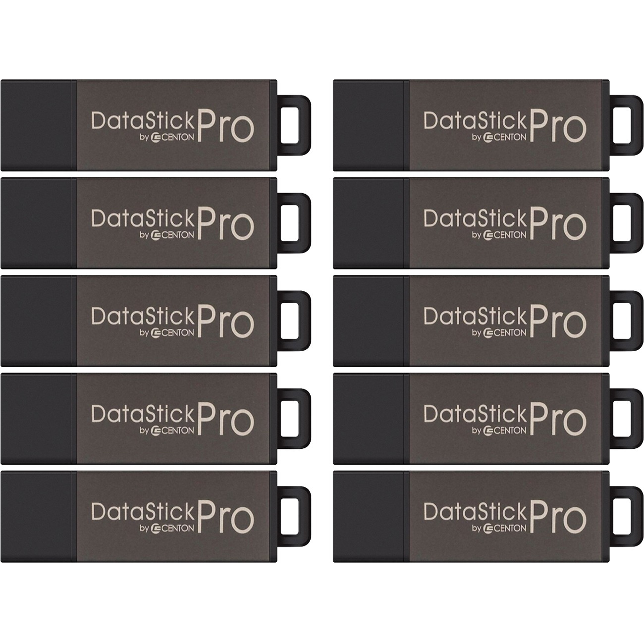Centon 2GB DataStick Pro USB 2.0 Flash Drive - 10 Pack