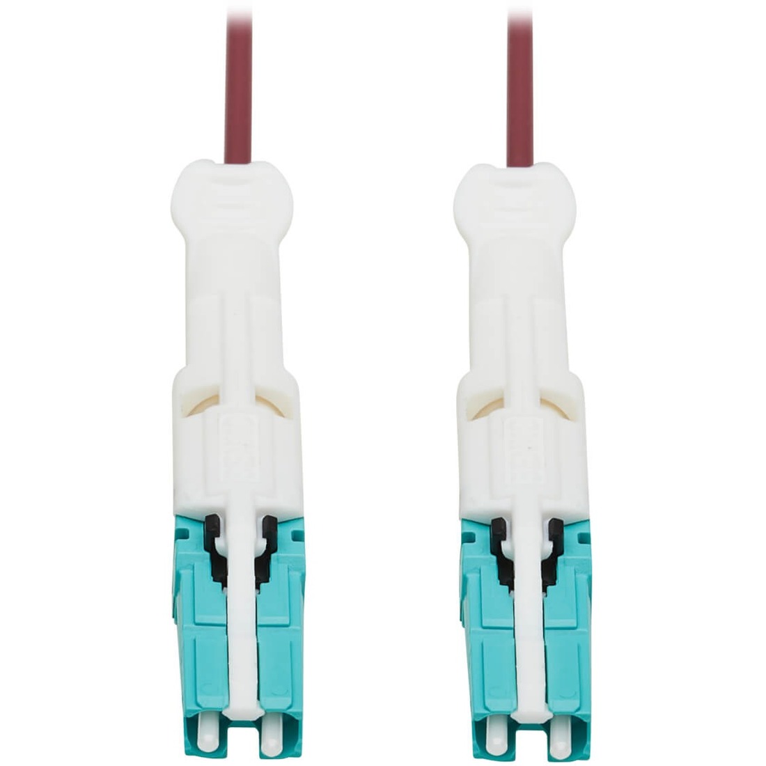 Eaton Tripp Lite Series 400G Duplex Multimode 50/125 OM4 Fiber Optic Cable (CS-PC/CS-PC), Round LSZH Jacket, Magenta, 3 m