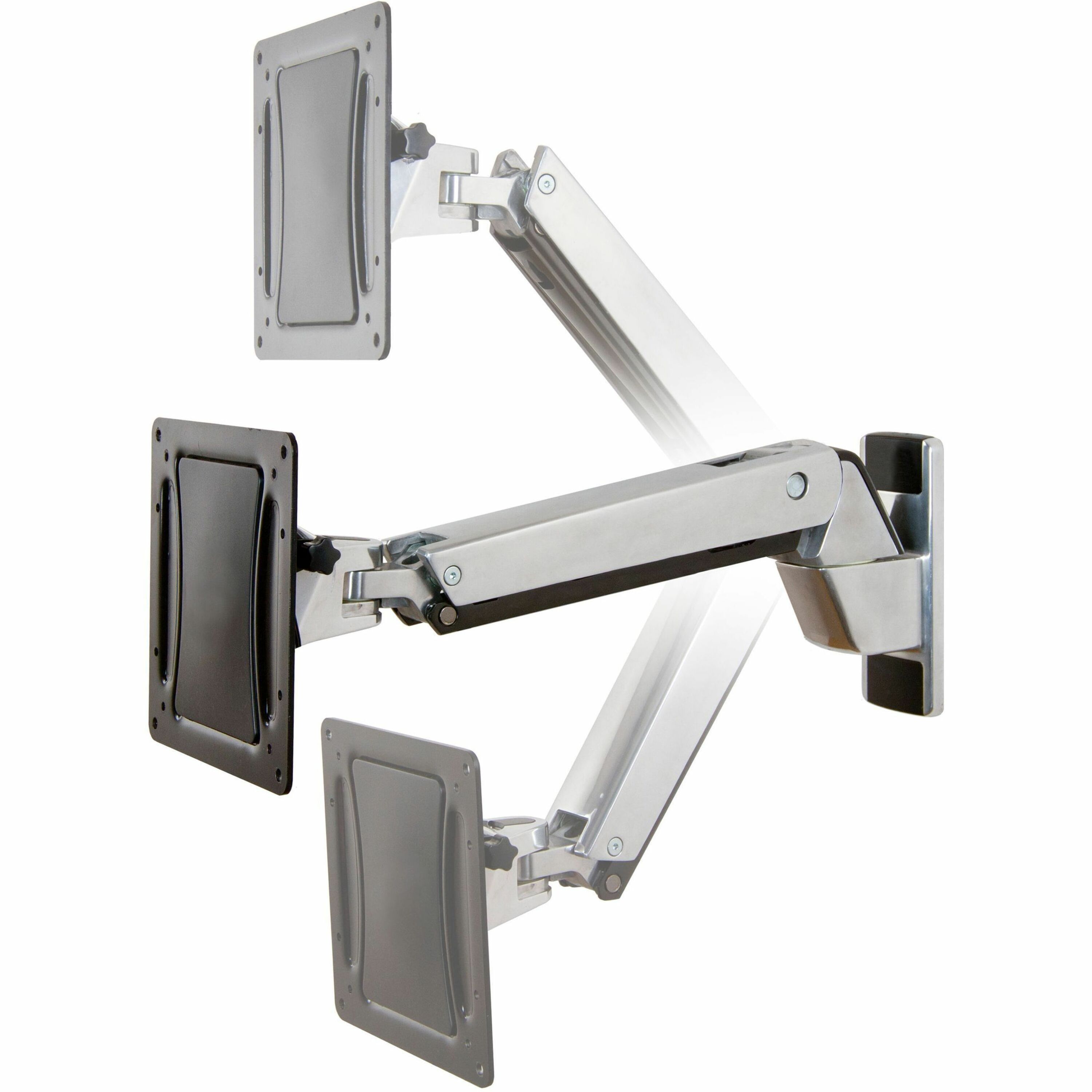 Ergotron Interactive Mounting Arm for TV, Display, Monitor - Polished Aluminum