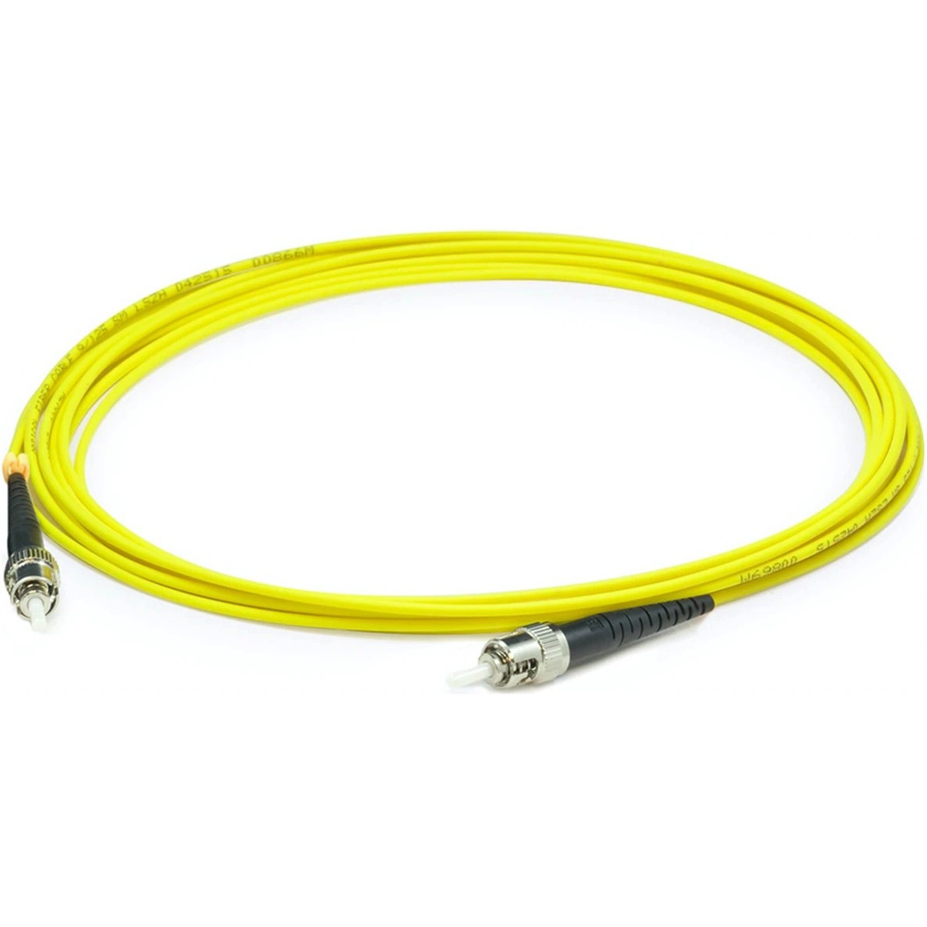 AddOn 63m ST to ST Yellow OS2 Simplex LSZH SMF Fiber Patch Cable