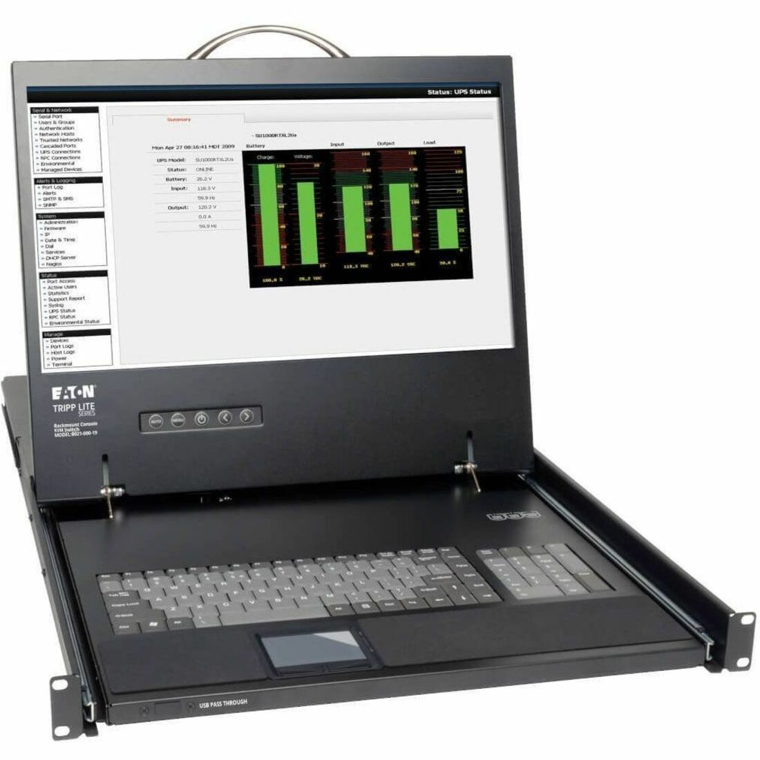 Tripp Lite by Eaton Rack Console KVM Cable Kit w/ 19" LCD PS/2 1U TAA GSA