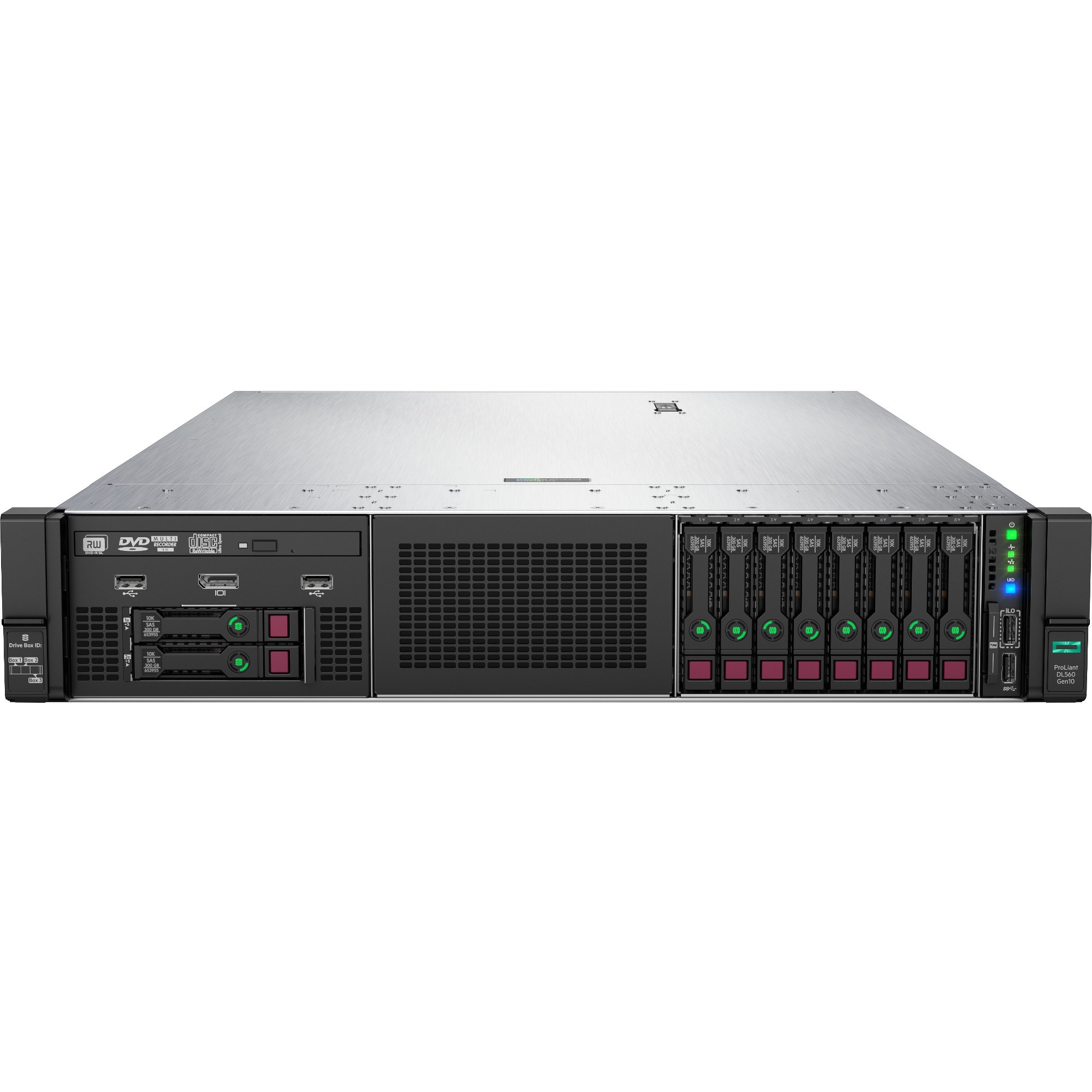 HPE ProLiant DL560 G10 2U Rack Server - 4 Xeon Gold 6254 3.10 GHz - 256 GB RAM - 12Gb/s SAS Controller