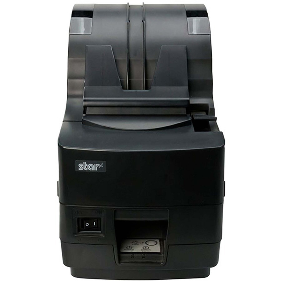 Star Micronics TSP1000 Thermal Printer, Ethernet (LAN), 80mm Paper Width - Cutter, External Power Supply Needed, Large Roll Capacity, Slip Stacker, Putty Color