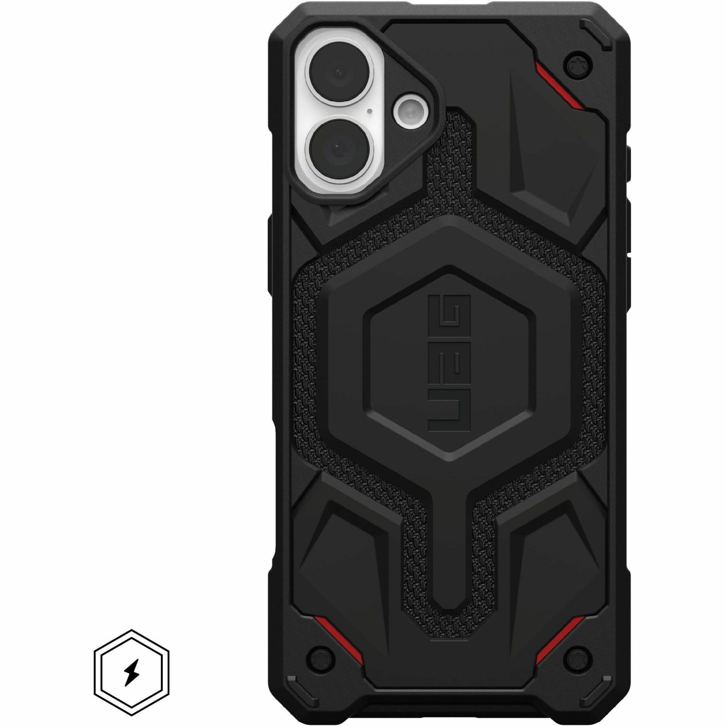 Urban Armor Gear Monarch Pro Kevlar® iPhone 16 Plus Case - Kevlar Black