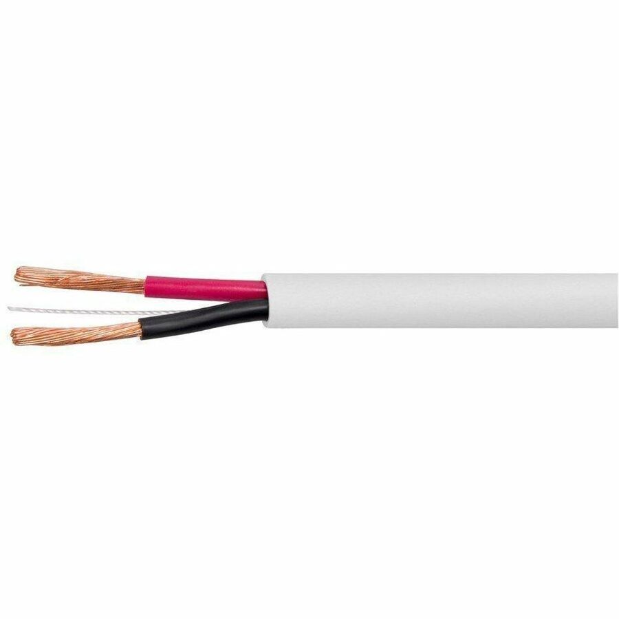 Monoprice Speaker Wire, CL3 Rated, 2-Conductor, 14AWG, 250ft, White