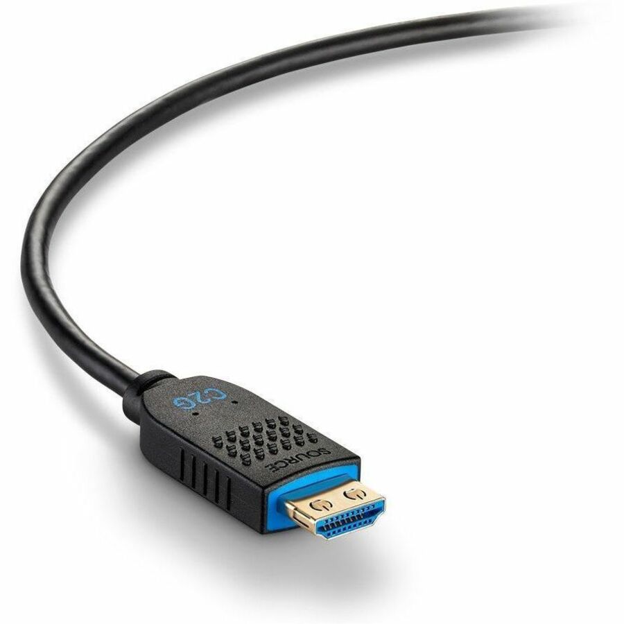 C2G 100ft Performance Series High Speed HDMI Cable - Active Optical Cable - Plenum Rated - 4K 60Hz - M/M - Black