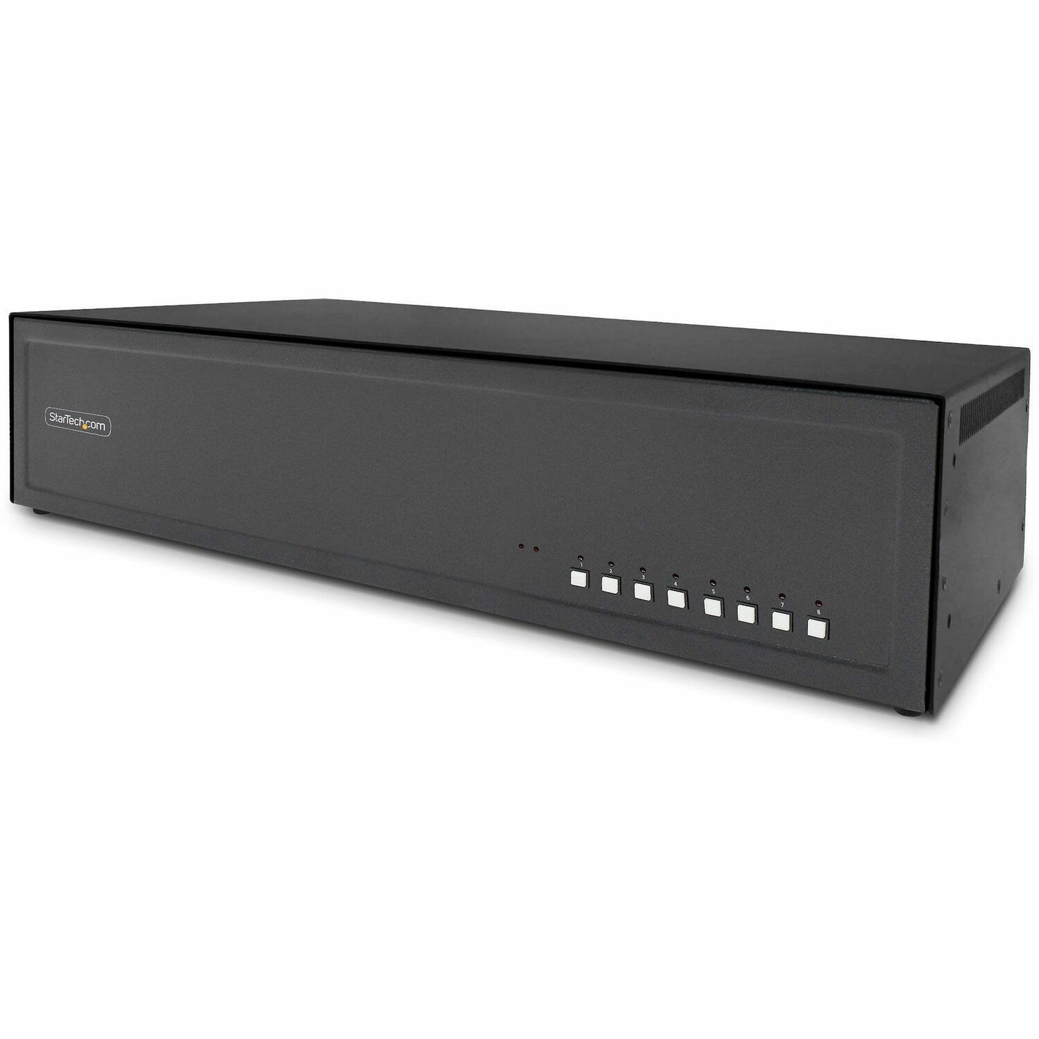 StarTech.com Secure 8-Port Dual-Monitor KVM Switch, DVI, NIAP 4.0, Metal Housing, CAC, Made in the USA