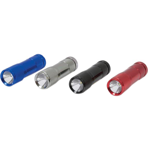 Lumagear 1 LED Anodized Aluminum Flashlight with "AAA" Batteries, Assorted Colors