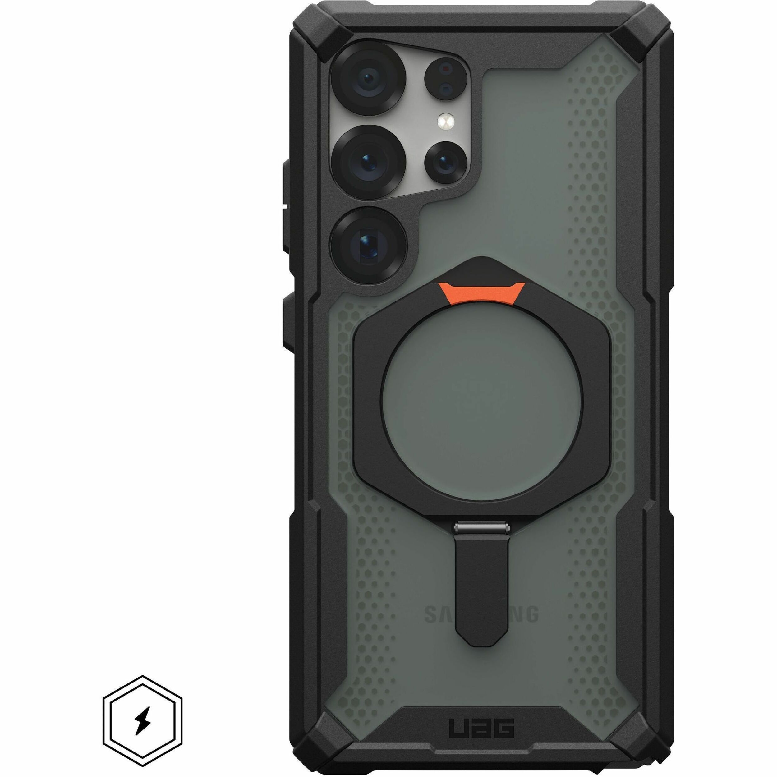 Urban Armor Gear Plasma XTE Galaxy S25 Ultra Case - Black/Orange