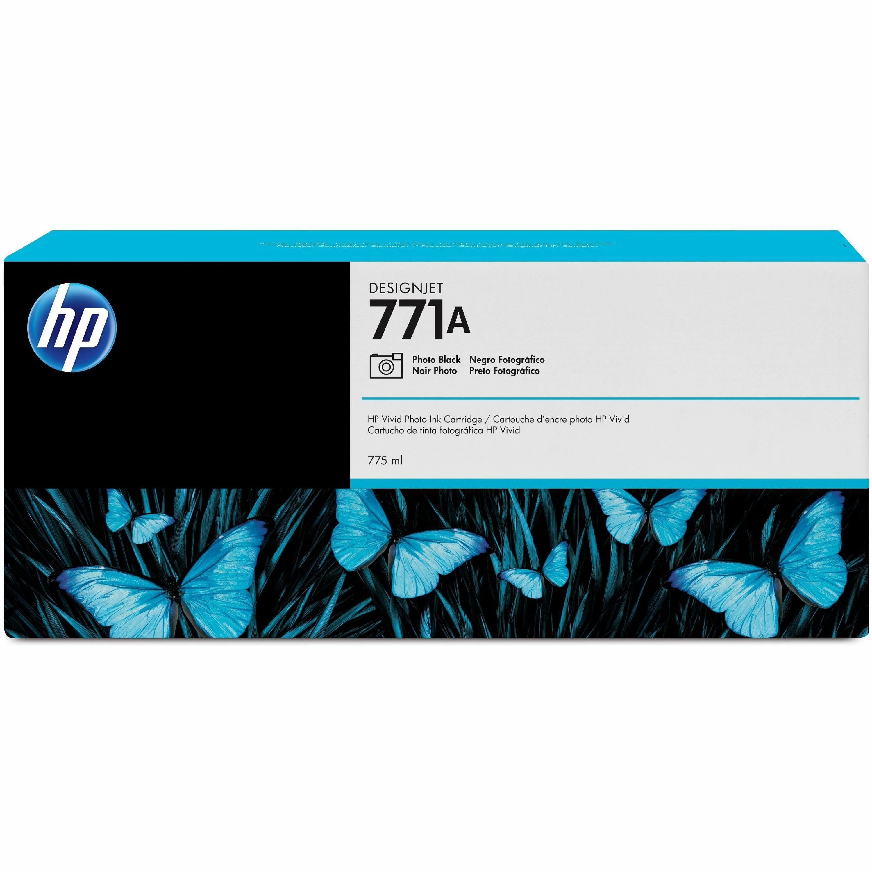 HP 771A (B6Y21A) Original Inkjet Ink Cartridge - Single Pack - Photo Black - 1 Each
