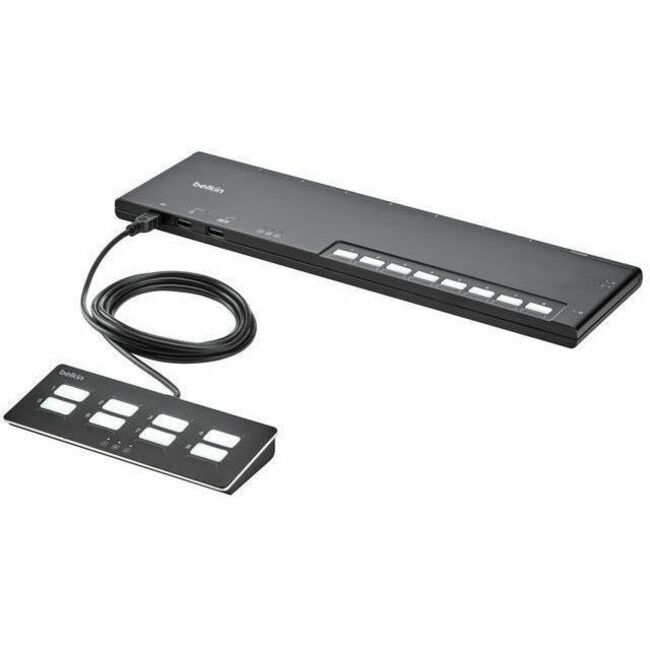 Belkin 8-Port Single Head Base Modular Secure KVM Switch PP4.0 W/Remote