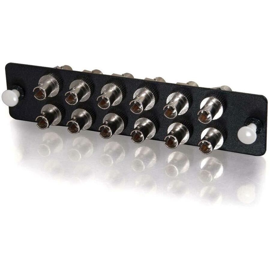 C2G Q-Series 12-Strand, ST, PB Insert MM/SM ST Adapter Panel