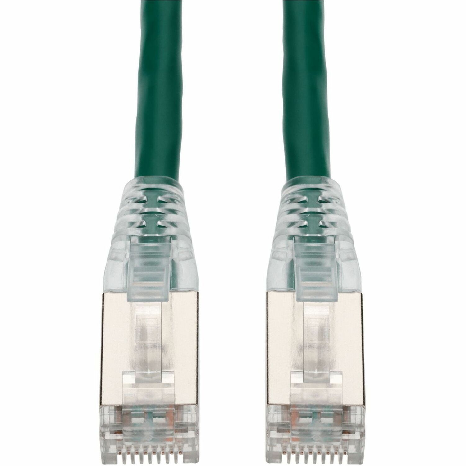 AddOn 65ft Green CAT 6 Shielded PVC Ethernet Cable Snagless Easy Clear Boot RJ-45 M/M