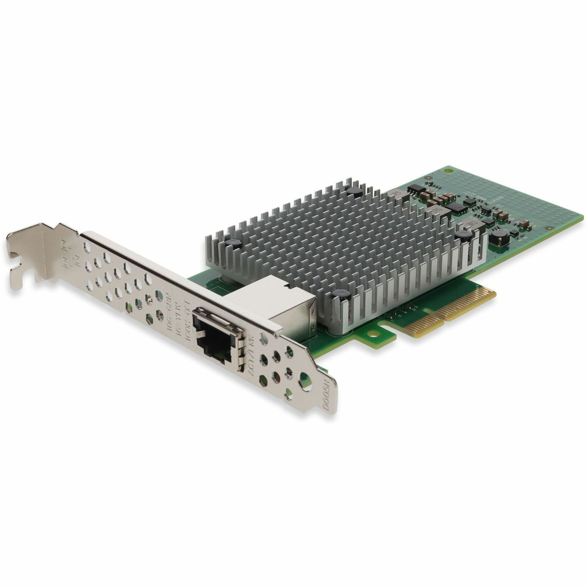AddOn 10Gbs Single Open RJ-45 Port 100m PCIe 3.0 x8 Network Interface Card