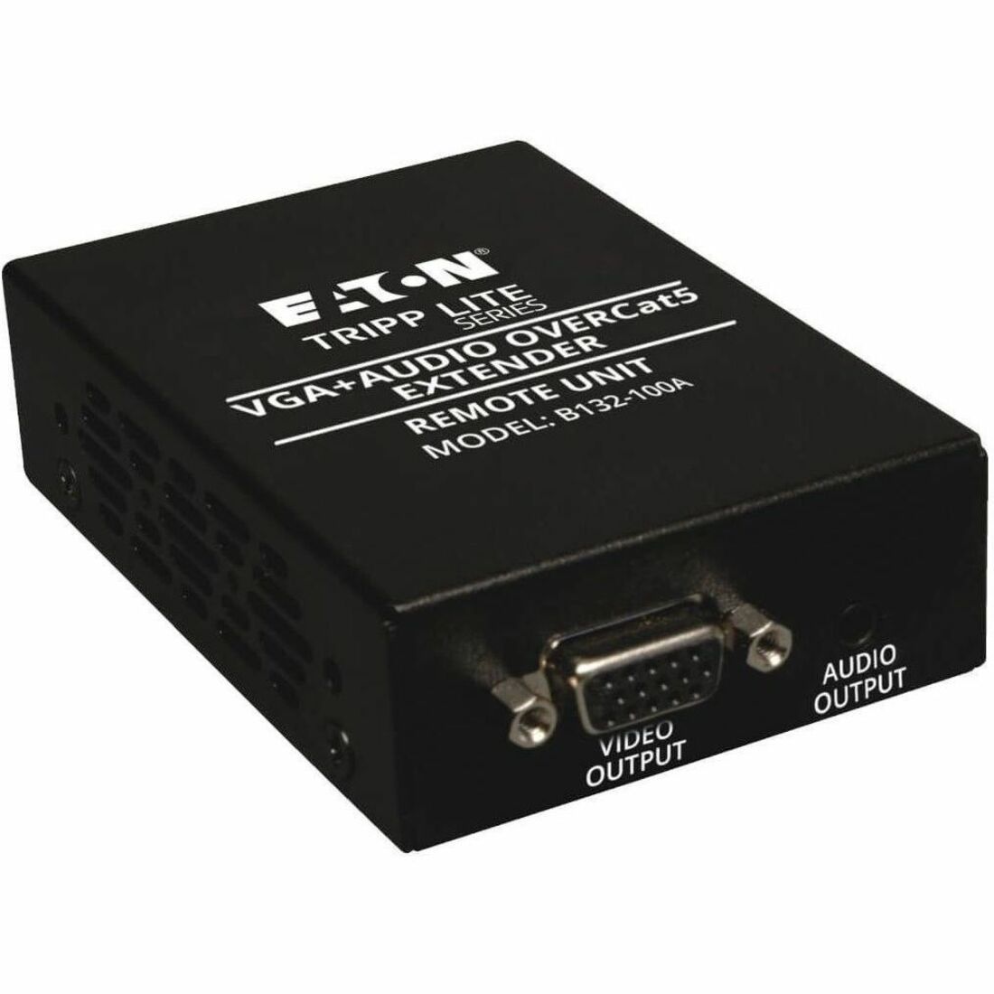 Eaton Tripp Lite Series VGA over Cat5/6 Extender, Box-Style Receiver for Video/Audio, Up to 1000 ft. (305 m), TAA