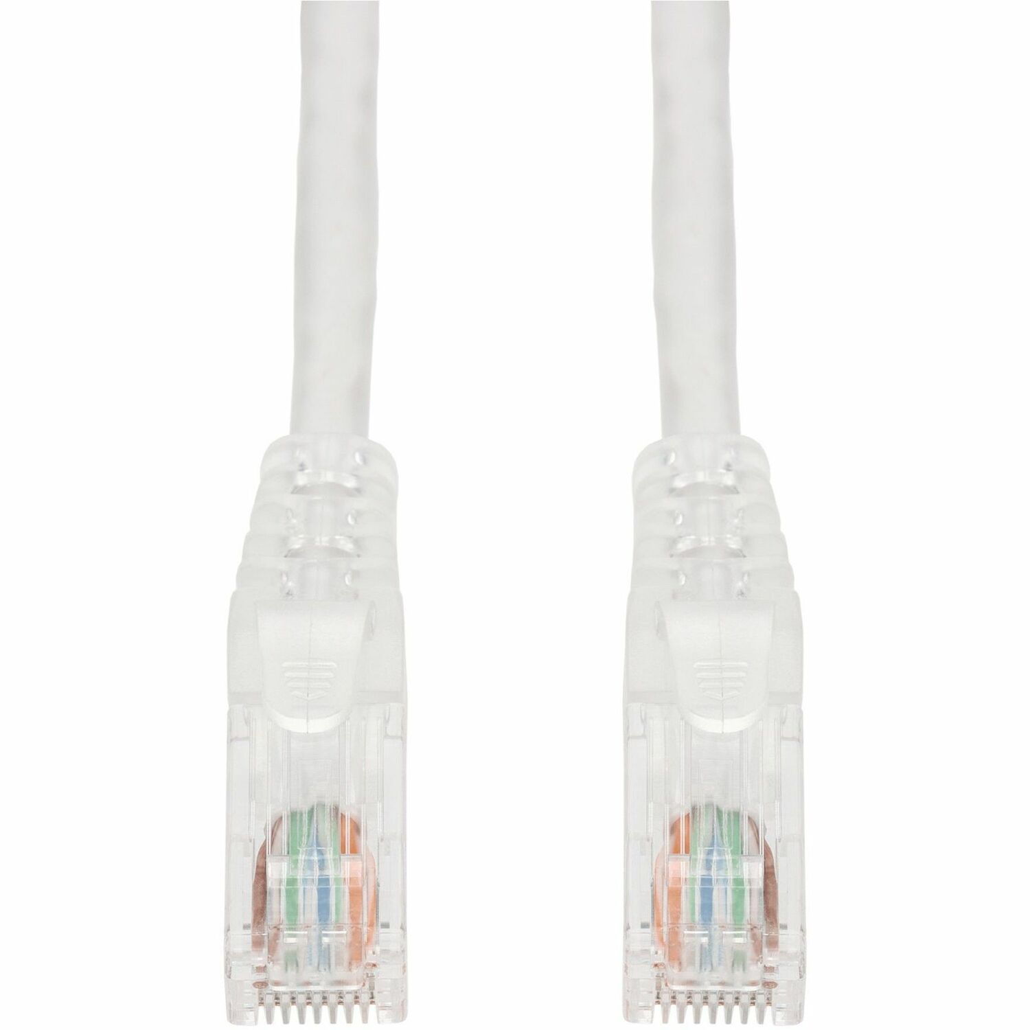 AddOn 6ft White CAT6A PVC Ethernet Cable Snagless Easy Clear Boot TAA RJ-45 M/M CAT 6A