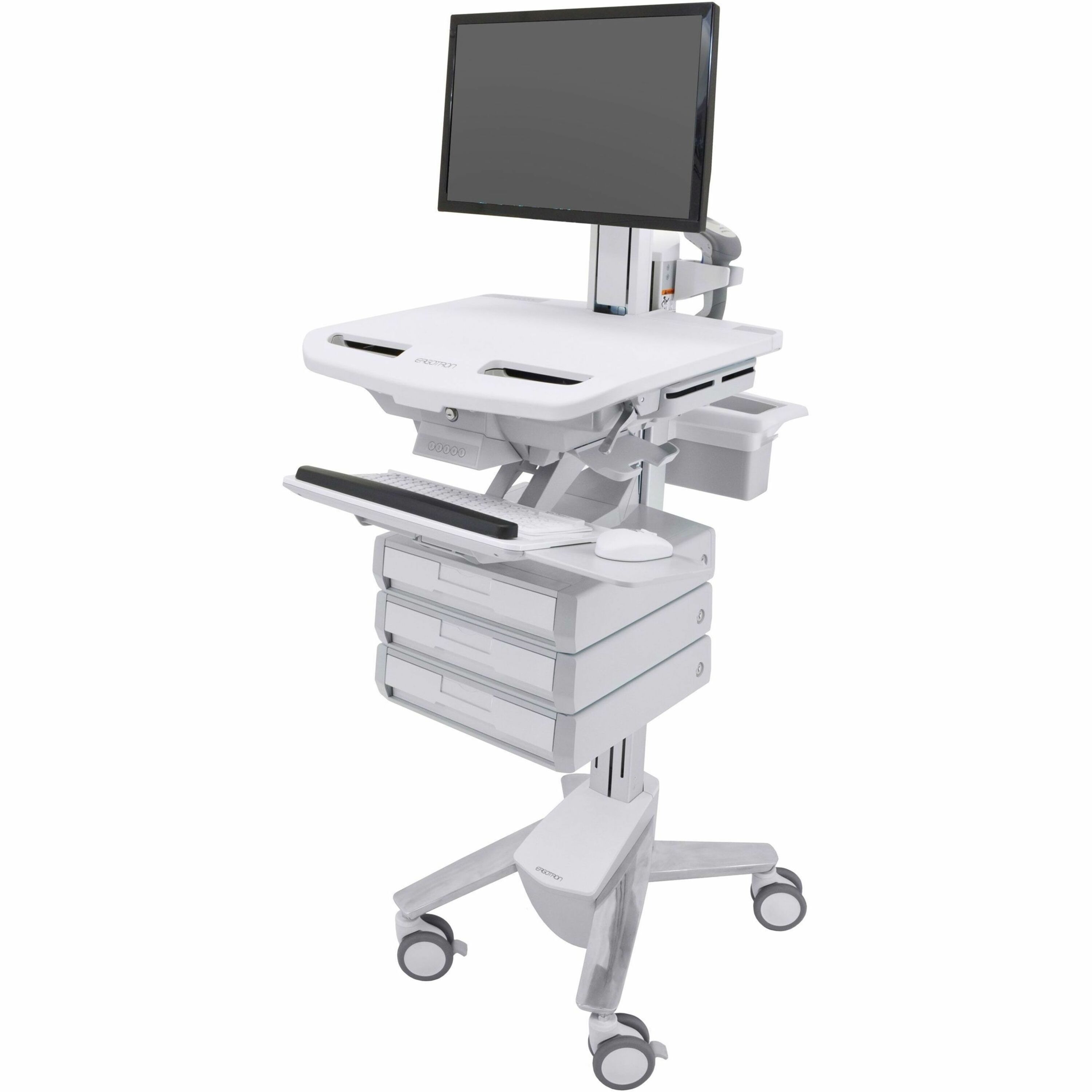 Ergotron StyleView Cart with LCD Pivot, 3 Drawers (1x3)