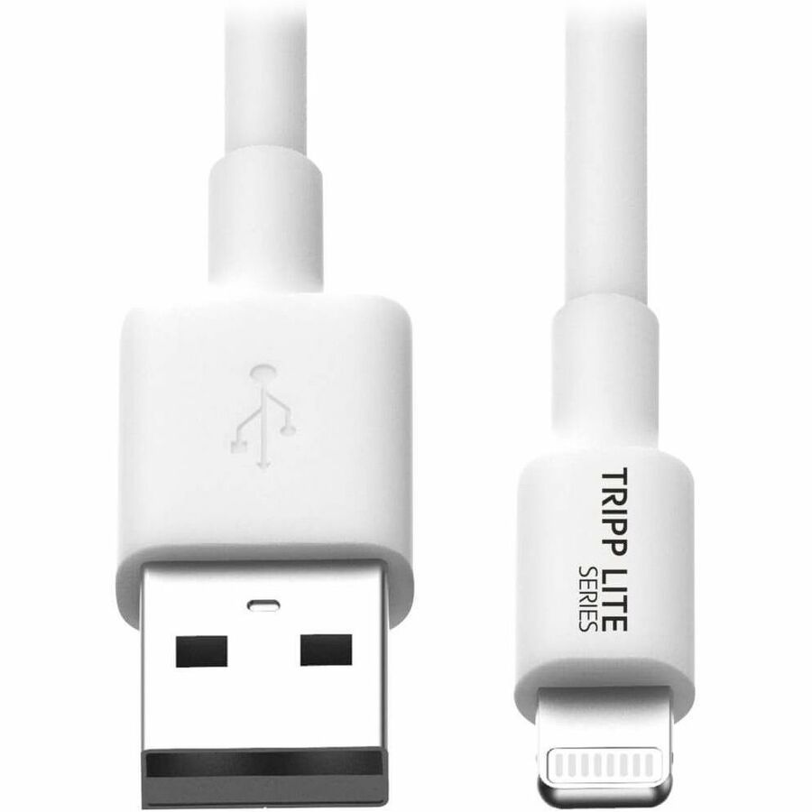 Tripp Lite by Eaton USB-A to Lightning Sync/Charge Cable (M/M) - MFi Certified White 3 ft. (0.9 m)