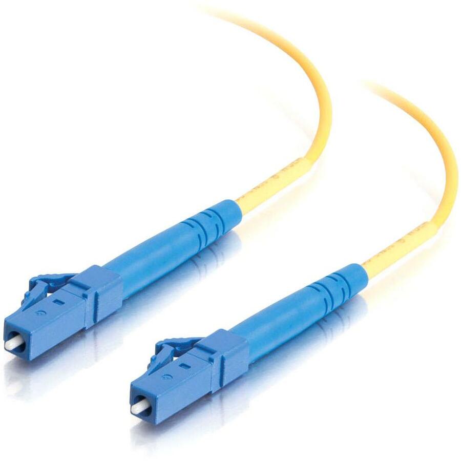 C2G-5m LC-LC 9/125 OS1 Simplex Singlemode Fiber Optic Cable (Plenum-Rated) - Yellow