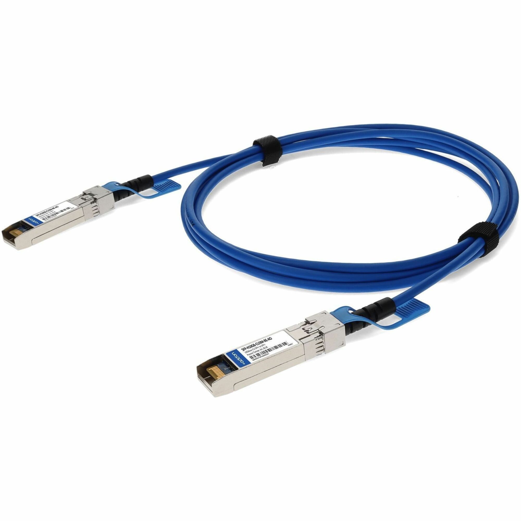 AddOn Cisco SFP-H10GB-CU3M Compatible TAA Compliant 10GBase-CU SFP+ Blue Direct Attach Cable (Passive Twinax, 3m)
