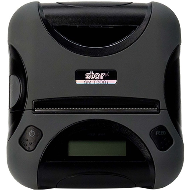 Star Micronics SM-T300 3" Rugged Portable Thermal Printer - Bluetooth/Serial, Tear Bar, Charger Included, With MSR, Gray