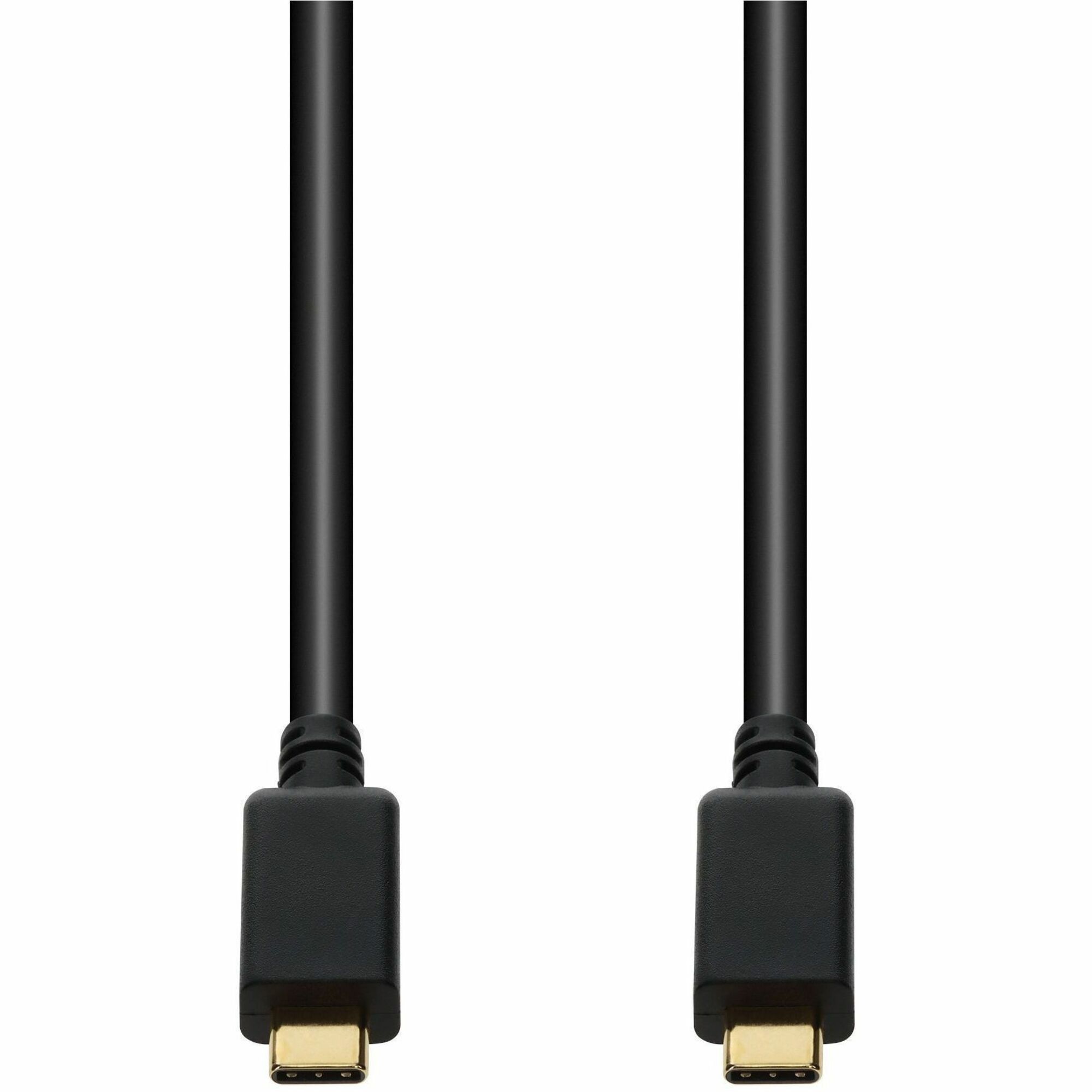 AddOn 1m USB C 2.0 (Male) to USB C 2.0 (Male) Sync and Charge Black Cable, 480Mbps