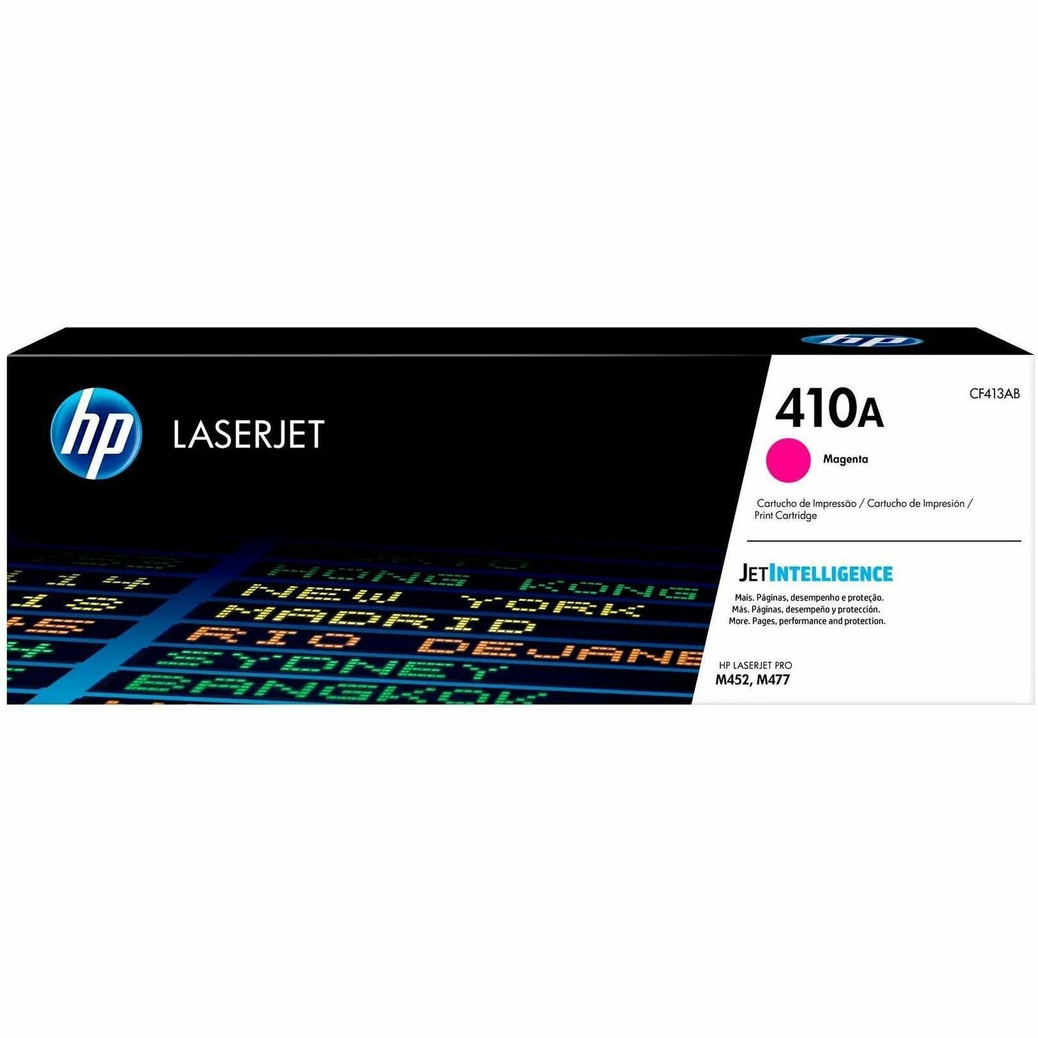 HP 410A Original Laser Toner Cartridge - Single Pack - Magenta - 1 Each