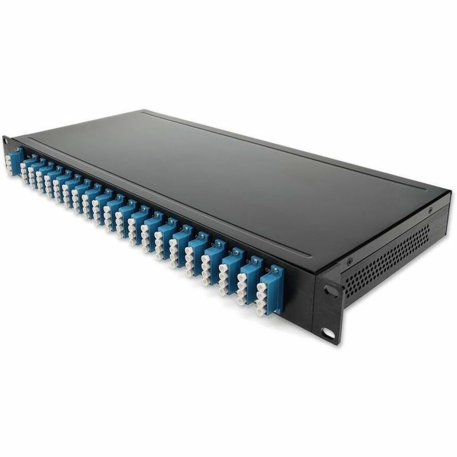 AddOn 40 Channel High Performance DWDM MUX and DEMUX (Duplex), 1U Rack Mount, Channels 21-60, with Monitor Port (2%), LC/UPC Adapters