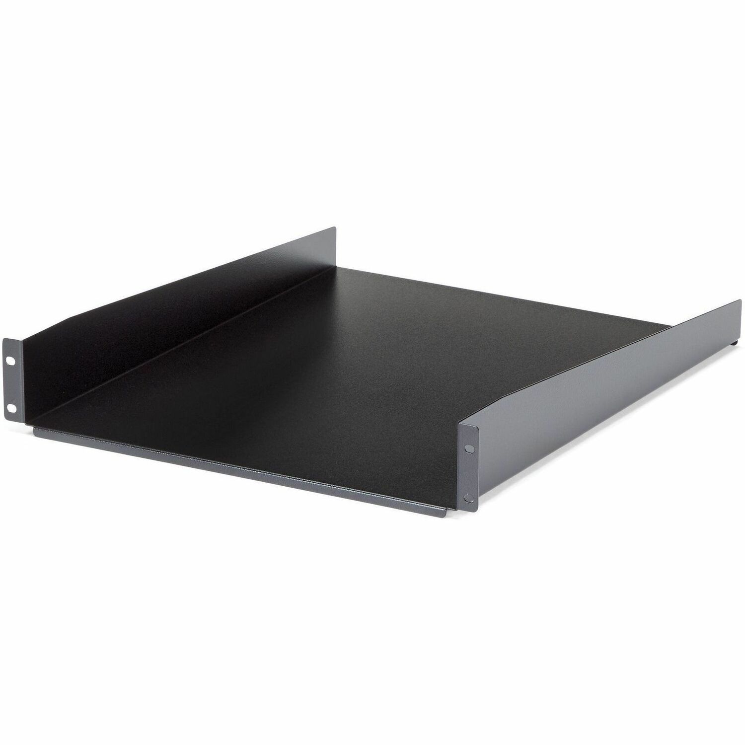 StarTech 2U Server Rack Cabinet Shelf, Fixed 22" Deep Cantilever Rackmount Tray for 19" AV/Network Enclosure w/Cage Nuts/Screws, TAA