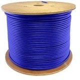 AddOn 1000ft Non-Terminated Blue CAT 6A Plenum-Rated Bulk Cable