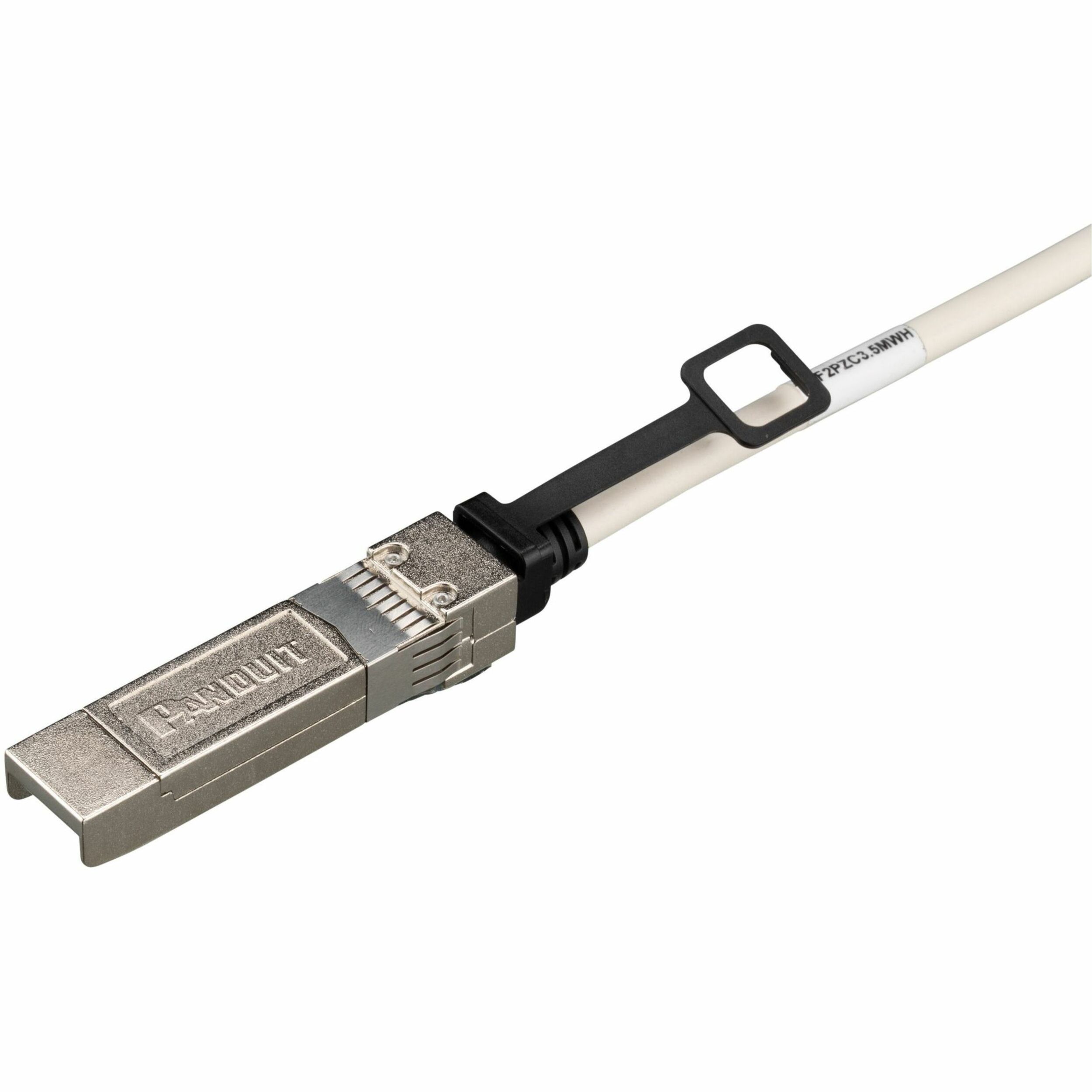 Panduit SFP28 25Gig Direct Attach Passive Copper Cable Assembly, 26 AWG, 4 Meters, White