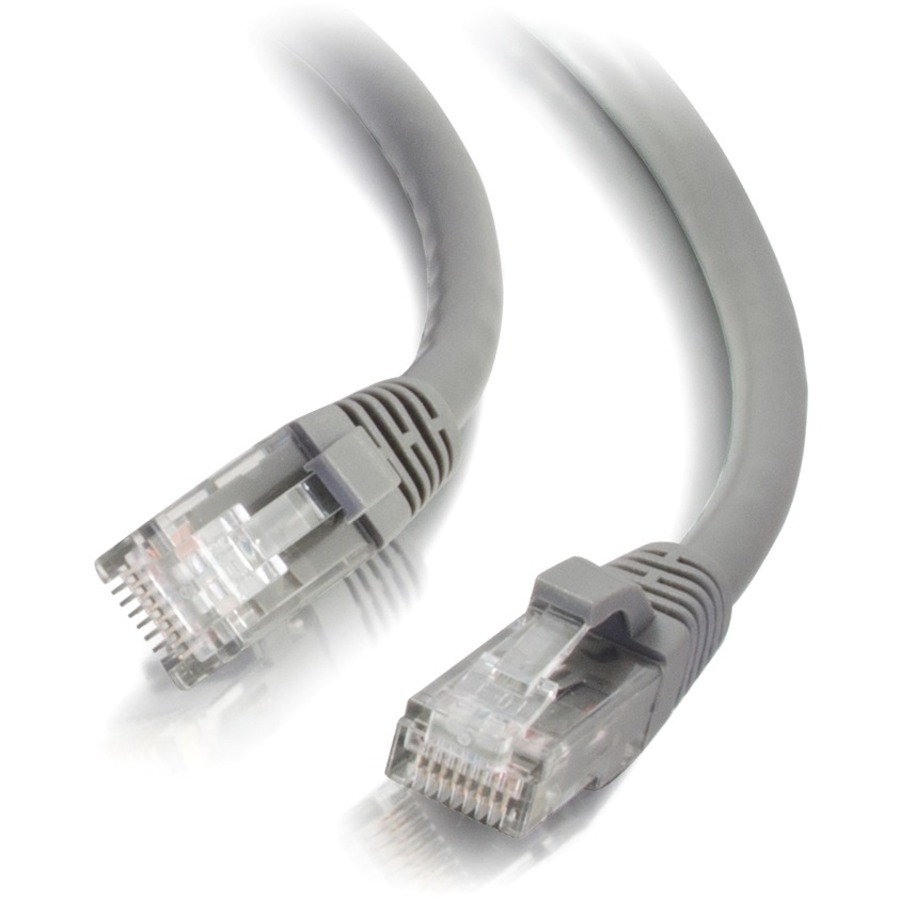 C2G 10ft Cat6 Snagless Unshielded UTP Ethernet Network Patch Cable (RJ45 M/M), Gray, Standard RJ45 Connectors, 5600pf/100m