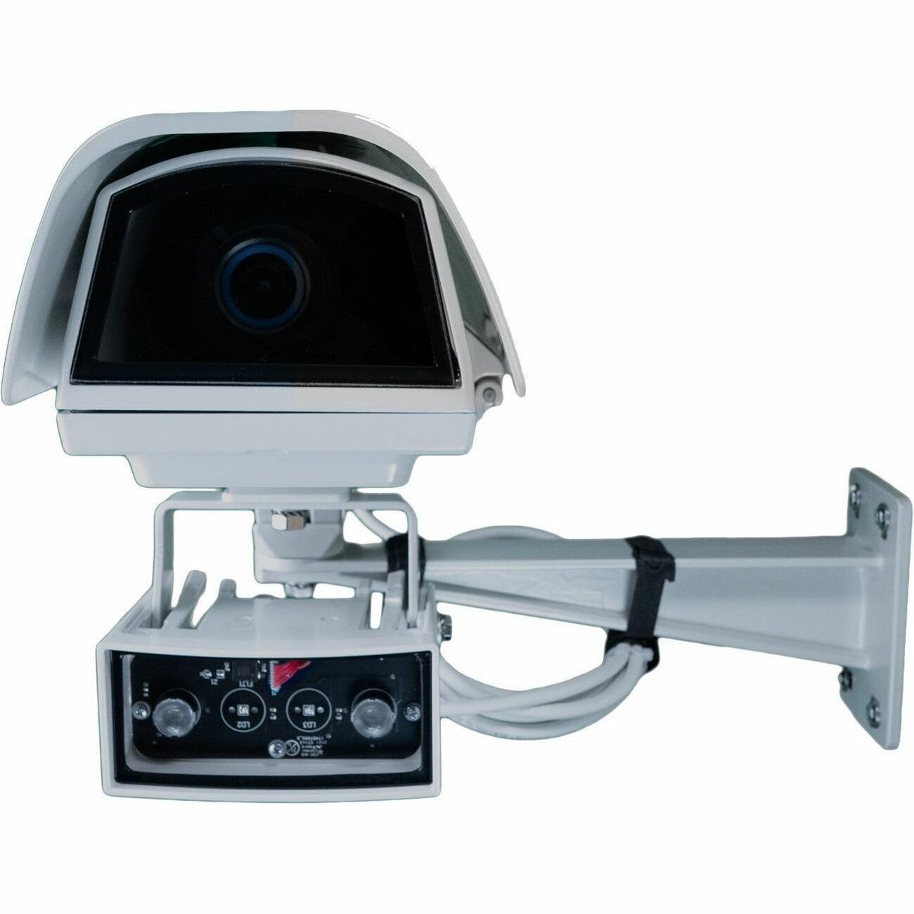 Wisenet PNB-A9091RLPH Indoor/Outdoor 4K Network Camera - Color - Box - Gray White
