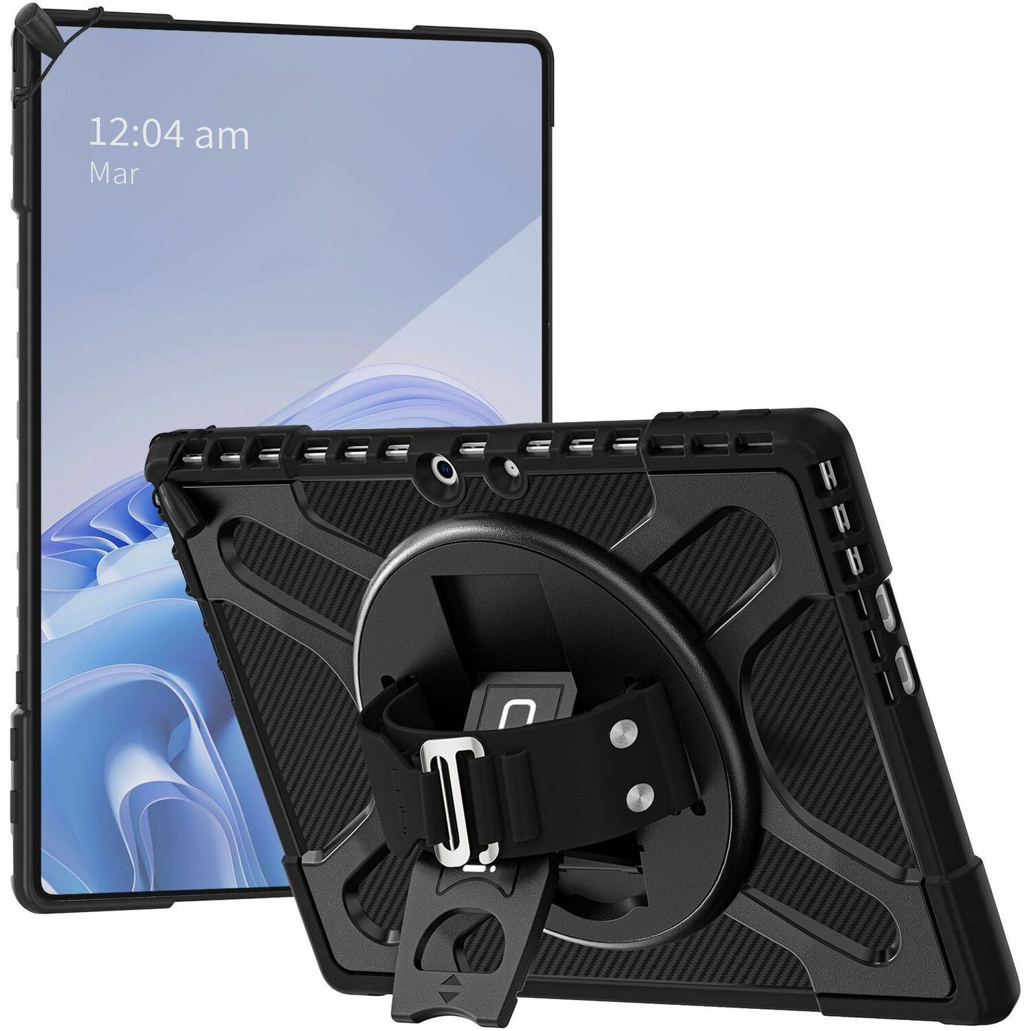CODi Rugged Case for Microsoft Surface Pro 9/10/11 & Snapdragon X Plus 10/11 - 360&deg; Protection with Kickstand, Hand Strap & Stylus Holder
