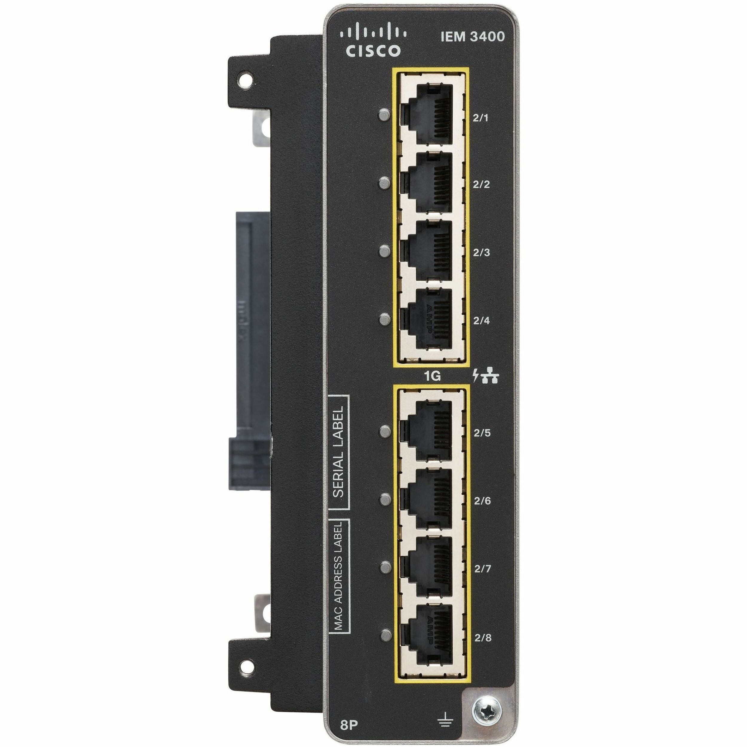 Cisco Catalyst IE3400 with 8 GE SFP Ports, Expansion Module