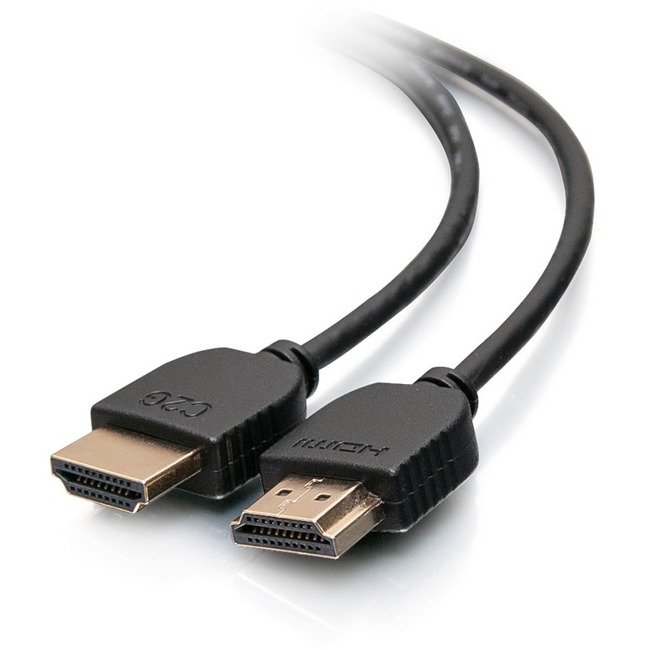 C2G 10ft HDMI Cable with Low Profile Connectors - Flexible - Std Speed