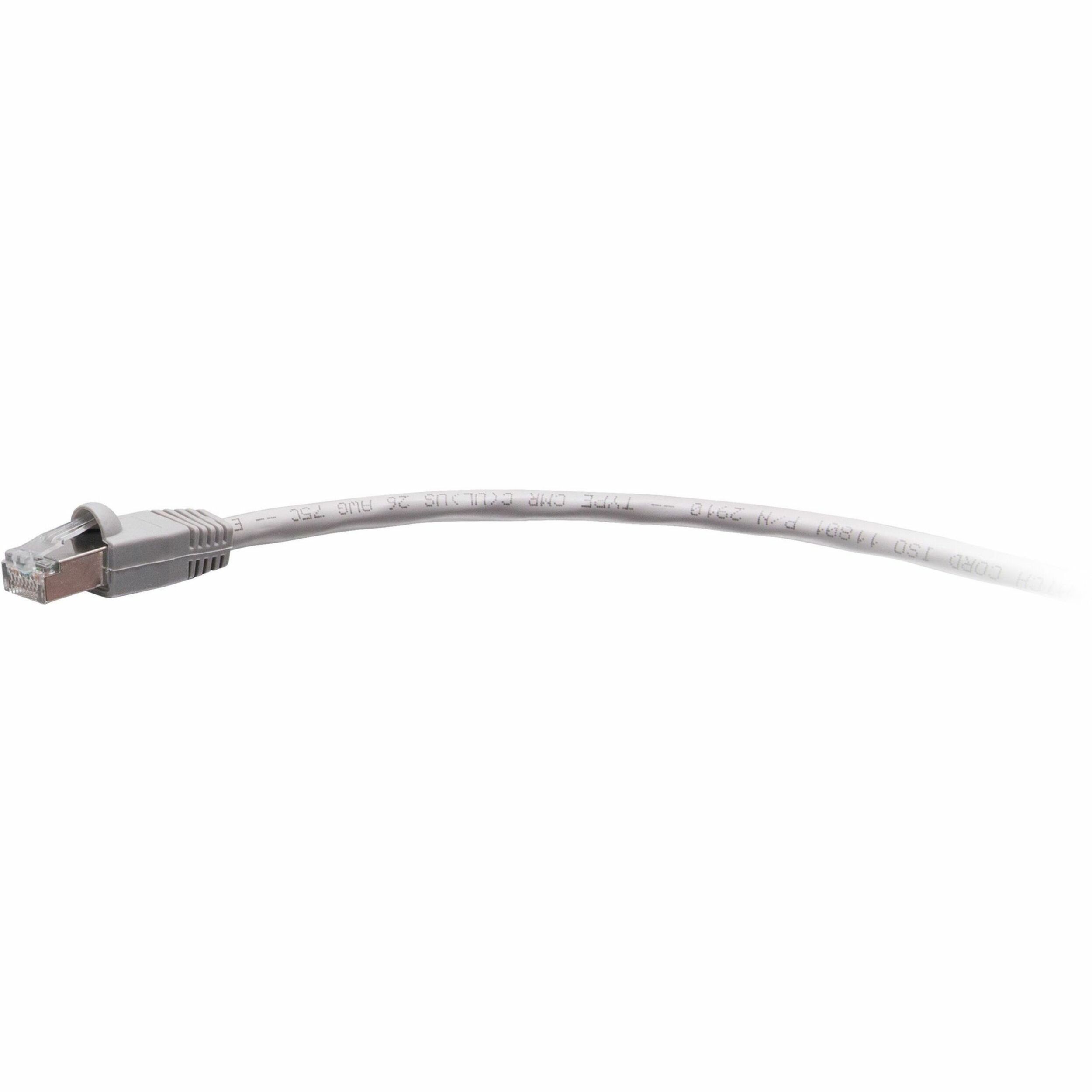 C2G 3ft Cat5e Snagless Shielded Ethernet Cable - TAA Compliant F-Series Gray - Patch cable - RJ-45 (M) to RJ-45 (M)