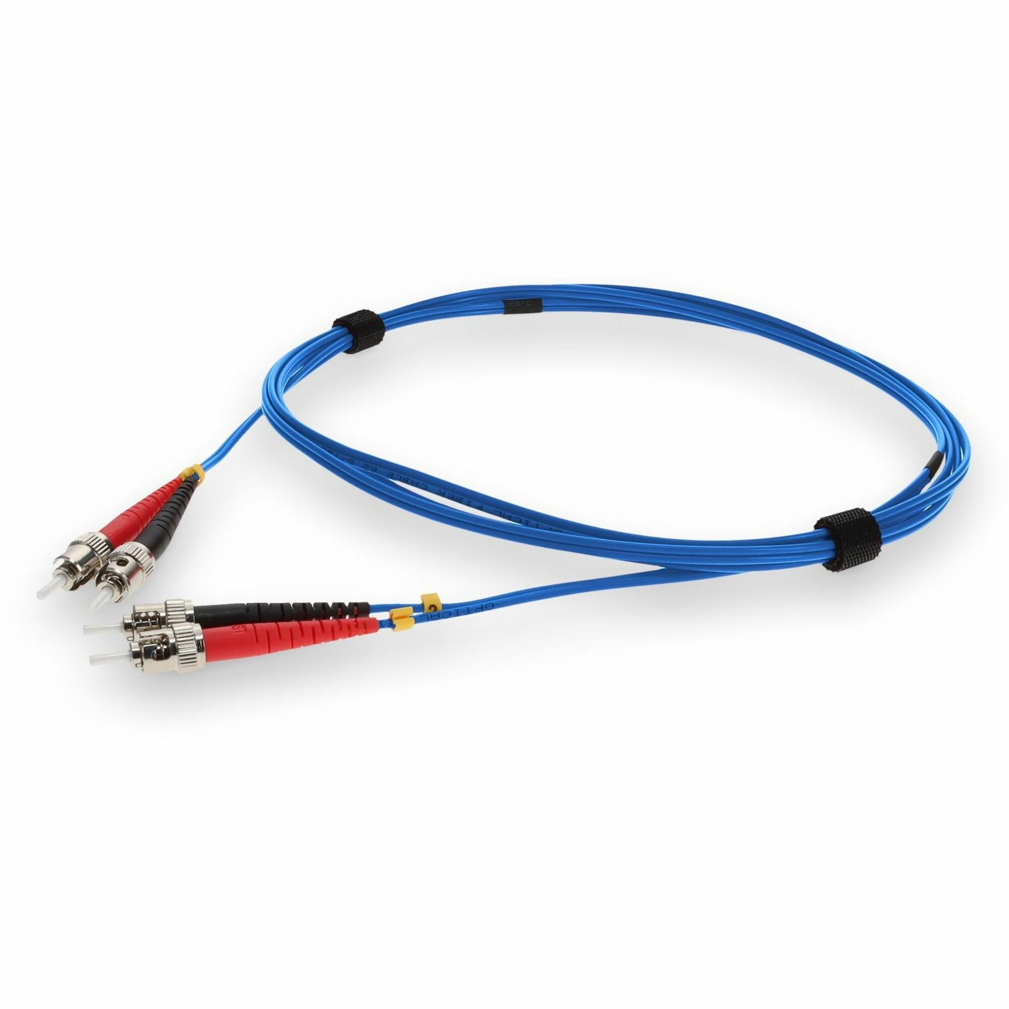 AddOn 3m ST to ST Blue OM1 Duplex OFNP (Plenum-Rated) MMF Fiber Patch Cable