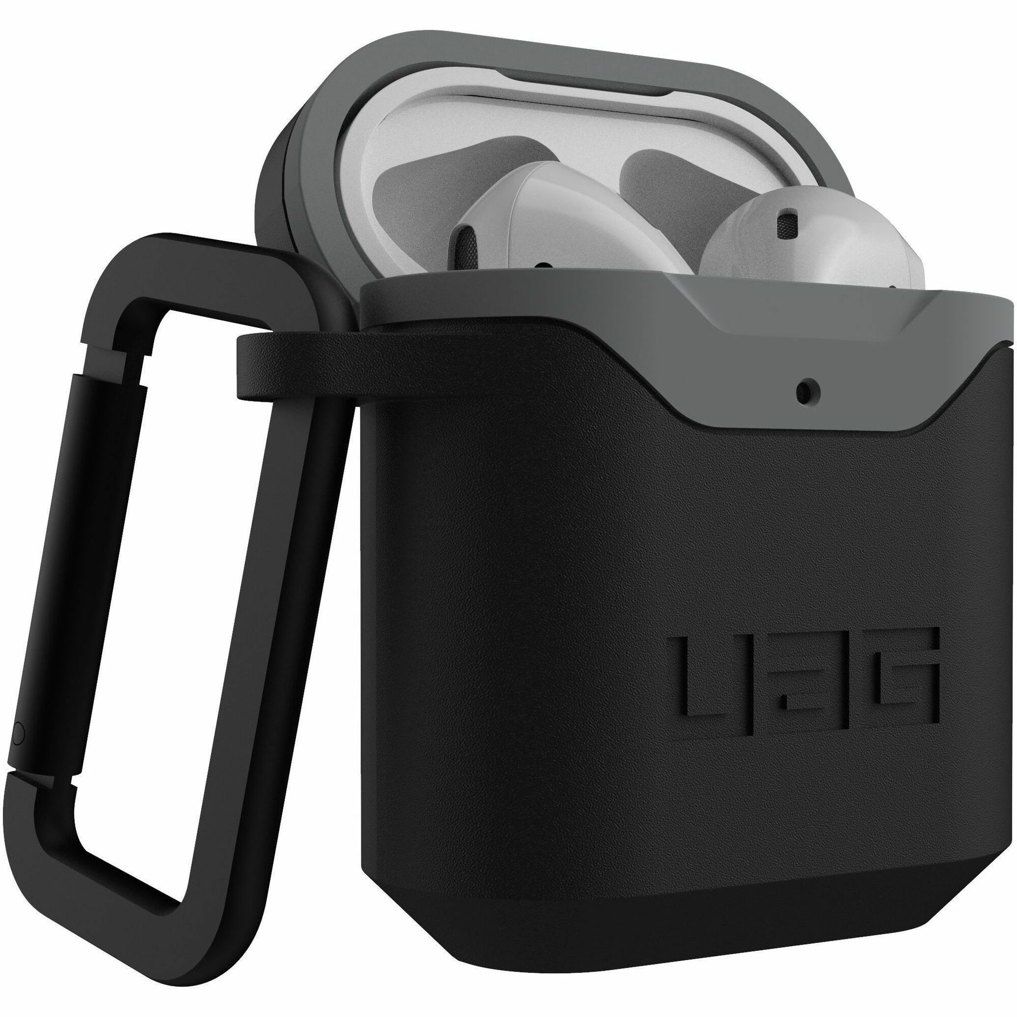 Urban Armor Gear Hardcase Carrying Case Apple AirPods, AirPods (Gen 2) - Black, Gray