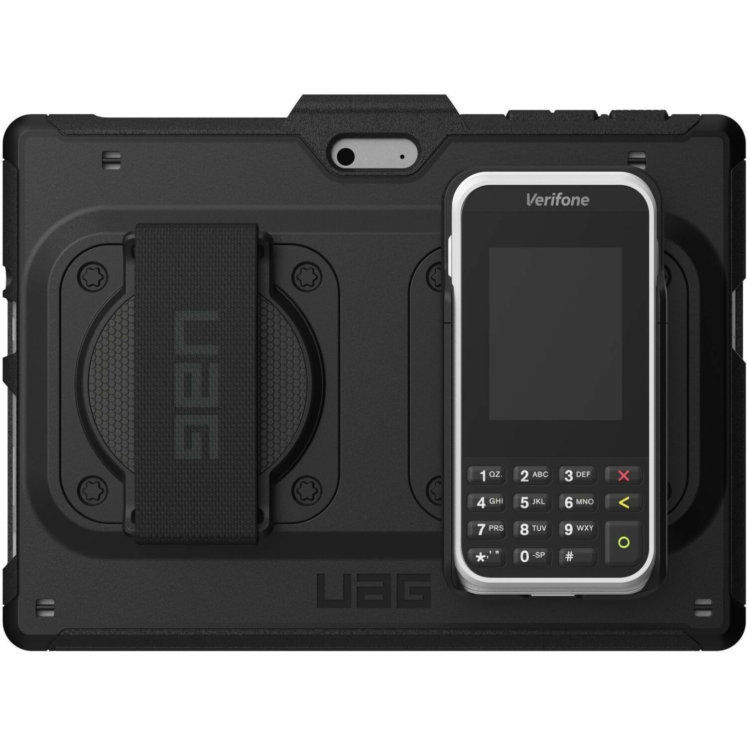 Urban Armor Gear Rugged Carrying Case Microsoft Surface Go, Surface Go 2, Surface Go 3, Surface Go 4 Tablet - Black