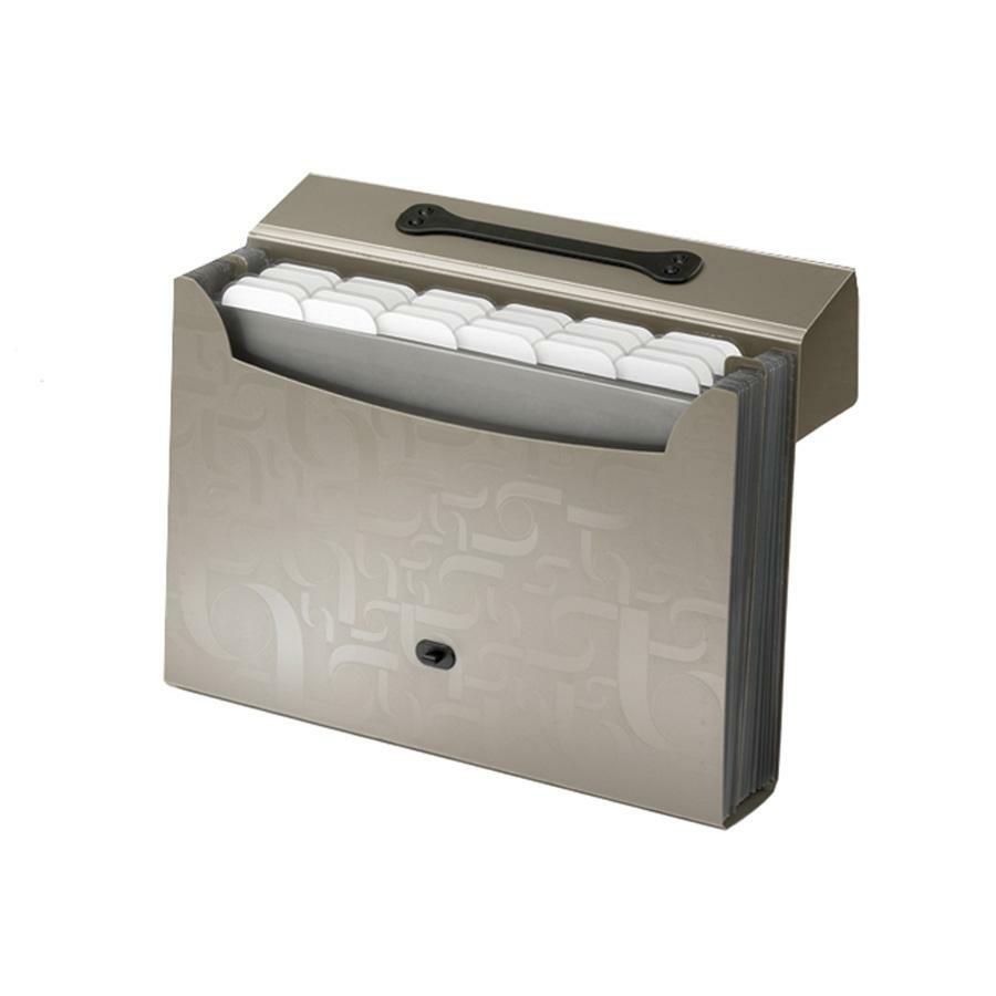 Esselte Carrying Case File Folder - Taupe