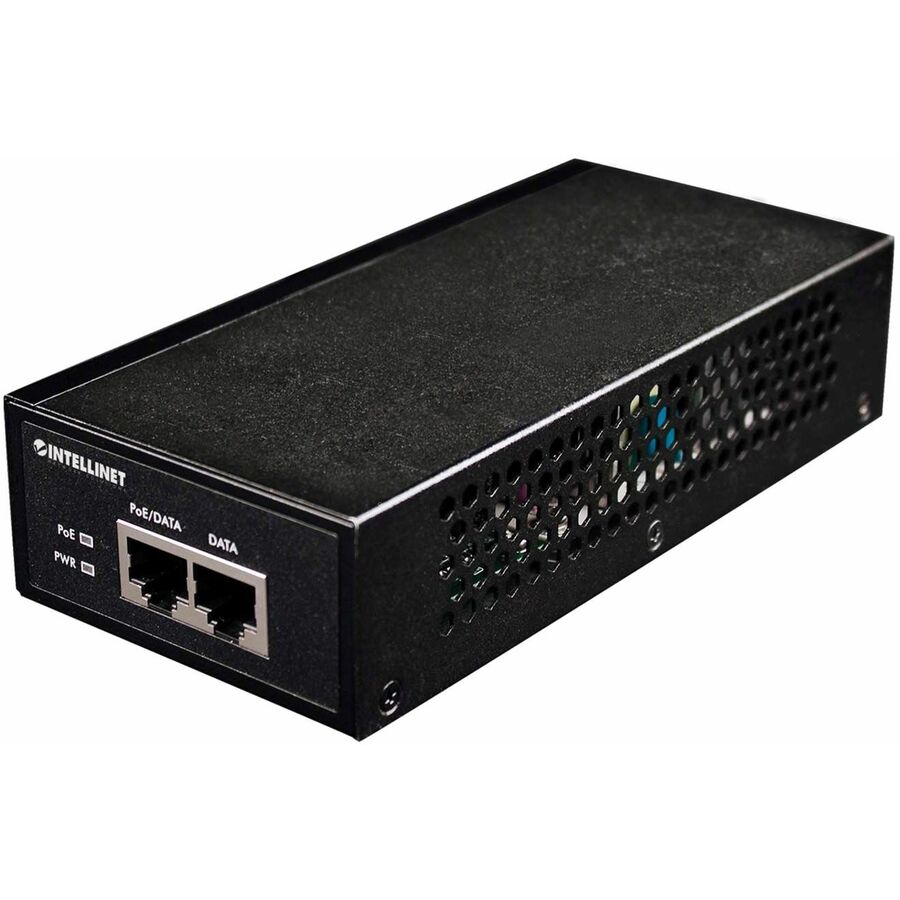 Intellinet Network Solutions 1-Port Gigabit High-Power PoE+ Injector, Metal