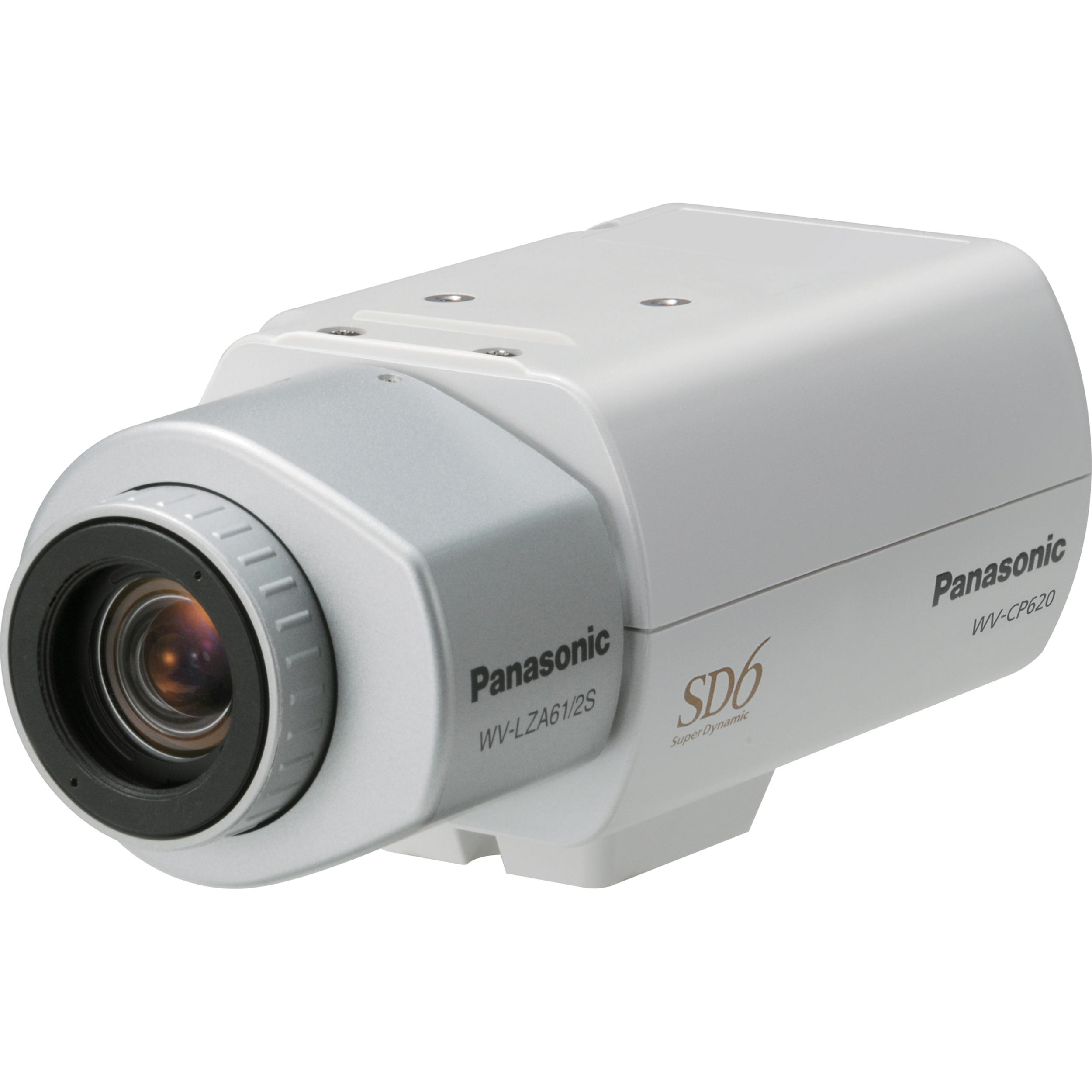 Panasonic Super Dynamic 6 WV-CP620 Surveillance Camera - Color, Monochrome - White