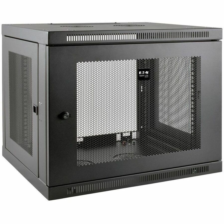 Tripp Lite by Eaton SmartRack 9U Low-Profile Switch-Depth-Plus Wall-Mount Mini Rack Enclosure