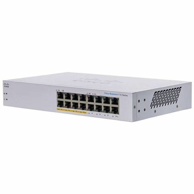 Cisco Business 110 CBS110-16PP Ethernet Switch