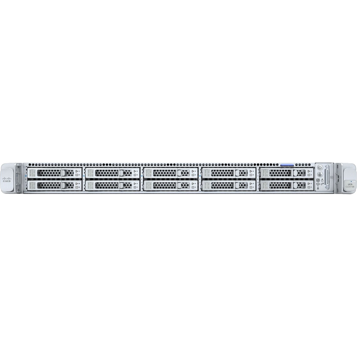 Cisco HyperFlex HX220 M6 Server Barebone System - 1U Rack-mountable - 2 x Processor Support