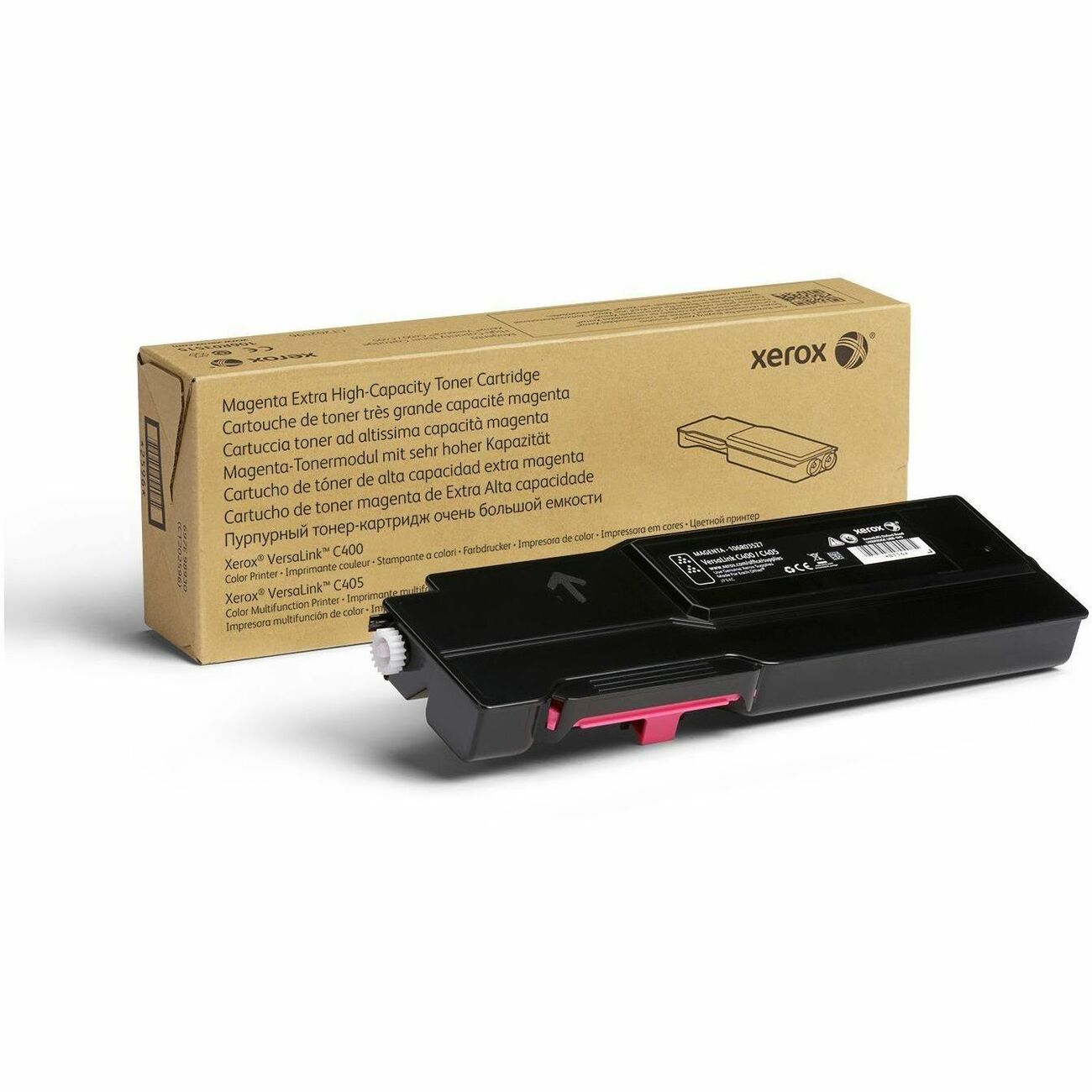 Xerox Genuine Xerox® VersaLink® C400 Color Printer, C405 Color Multifunction Printer Magenta Extra High capacity Toner Cartridge (8000 Pages) - 106R03527