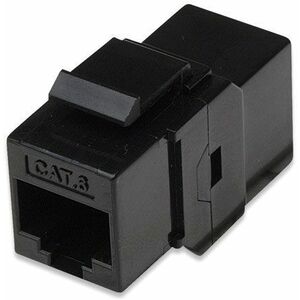 Intellinet Network Solutions Cat6 RJ45 Inline Coupler, Keystone Type, UTP, Black